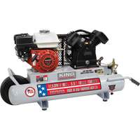 Compresseur d'air sur brouette, Essence, 10 gal. (12 gal. US), 150 PSI Helyx Safety & Industrial Supplies
