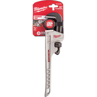 Pipe Wrench, 1-1/2" Jaw Capacity, 10" Long, Ergonomic Handle Helyx Safety & Industrial Supplies
