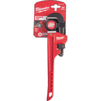 Pipe Wrench, 1-1/2" Jaw Capacity, 10" Long, Powder Coated Finish, Ergonomic Handle Helyx Safety & Industrial Supplies