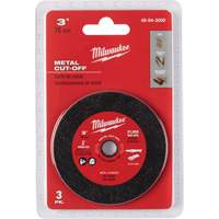 Metal Cut Off Wheel, 3" x 0.04", 3/8" Arbor Helyx Safety & Industrial Supplies