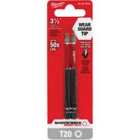 Embout de tournevis Shockwave Impact Duty, Torx, Embout T-20, Prise 1/4", Longueur 3-1/2" Helyx Safety & Industrial Supplies