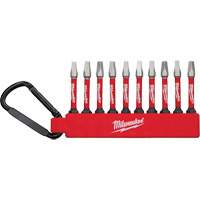 Jeu dembouts pour tournevis &agrave; chocs Shockwave, Carr&eacute;e, #2, Prise 1/4" Helyx Safety & Industrial Supplies
