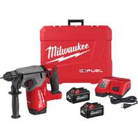 M18 Fuel SDS Plus Rotary Hammer Kit, 18 V, 1", 2 ft-lbs., 1330 RPM Helyx Safety & Industrial Supplies