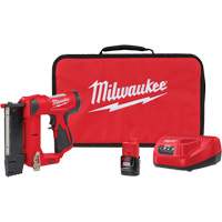 M12 23 Gauge Pin Nailer Kit, 12 V, Lithium-Ion Helyx Safety & Industrial Supplies