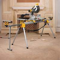 Double Bevel Sliding Compound Mitre Saw with Stand Helyx Safety & Industrial Supplies