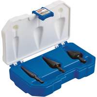Step Drill Bit Set, 3 Pieces, High Speed Steel Helyx Safety & Industrial Supplies