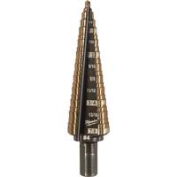 Foret &eacute;tag&eacute;, 3/16"/#4 - #4/7/8", Incr&eacute;ments de 1/32", Acier rapide au cobalt Helyx Safety & Industrial Supplies