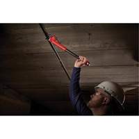 Cheater Adaptable Pipe Wrench, 2-1/2" Jaw Capacity, 18"/24"/10" Long, Powder Coated Finish, Ergonomic Handle Helyx Safety & Industrial Supplies