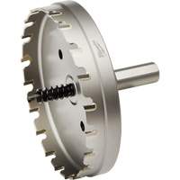 One-Piece Carbide Hole Cutters, 4", 3/16" Depth of Cut Helyx Safety & Industrial Supplies