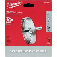 One-Piece Carbide Hole Cutters, 4", 3/16" Depth of Cut Helyx Safety & Industrial Supplies