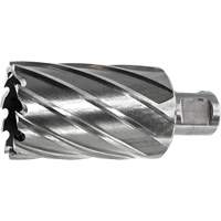 DRILLCO Annular Cutter, 7/16" Diameter, High Speed Steel, 1" Depth of Cut, 3/4" Shank Helyx Safety & Industrial Supplies