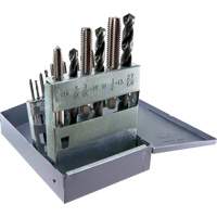 DRILLCO UNC Tap & Drill Set, 18 Pieces Helyx Safety & Industrial Supplies