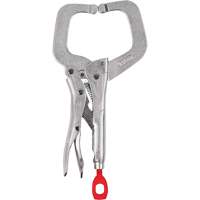 Torque Lock Locking C-Clamp with Regular Jaws, 6" (152 mm) Capacity Helyx Safety & Industrial Supplies