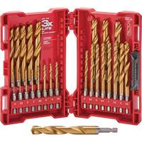 Shockwave Red Helix Metric Drill Bit Set, 25 Pieces, Titanium Helyx Safety & Industrial Supplies