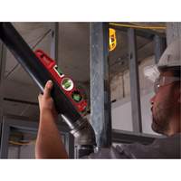 Niveau torpille moul&eacute; sous pression verrouillable avec fiole 360 degr&eacute;s, 10" lo, Aluminium, 3 fioles, Magn&eacute;tique Helyx Safety & Industrial Supplies