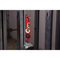 Niveau torpille moul&eacute; sous pression verrouillable avec fiole 360 degr&eacute;s, 10" lo, Aluminium, 3 fioles, Magn&eacute;tique Helyx Safety & Industrial Supplies