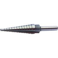 DRILLCO Multi-Step Drill Bit, 1/8" - 1/2" , High Speed Steel Helyx Safety & Industrial Supplies