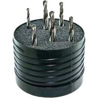 DRILLCO Combined Tap & Drill Set, 6 Pieces, High Speed Steel Helyx Safety & Industrial Supplies