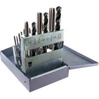 DRILLCO Tap & Drill Set, 18 Pieces Helyx Safety & Industrial Supplies