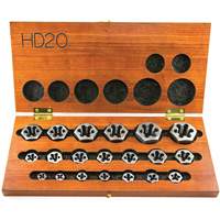 DRILLCO Hex Threading Die Set, 20 Pieces Helyx Safety & Industrial Supplies