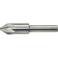 DRILLCO Chatterless Countersink, 3/16", High Speed Steel, 60° Angle, 6 Flutes Helyx Safety & Industrial Supplies