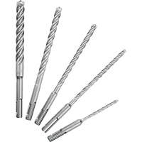 MX4 4-Cutter Rotary Hammer Drill Bit Kit, 5 Pieces, Carbide Helyx Safety & Industrial Supplies