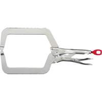 Torque Lock Locking Pliers with Deep Jaws, 9" Length, C-Clamp Helyx Safety & Industrial Supplies
