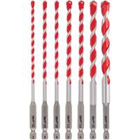 Shockwave Hammer Drill Bit Kit, 7 Pieces, Carbide Helyx Safety & Industrial Supplies