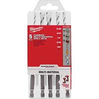Shockwave Multi-Material Drill Bit Set, 5 Pieces, Carbide Helyx Safety & Industrial Supplies