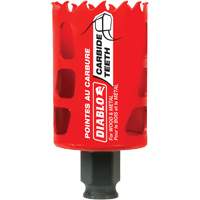 Scie cloche pour bois et m&eacute;tal, 1-3/4", Profondeur de la coupe 2-3/8", Carbure Helyx Safety & Industrial Supplies