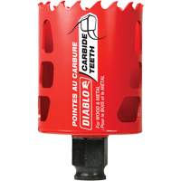 Scie cloche pour bois et m&eacute;tal, 2-1/8", Profondeur de la coupe 2-3/8", Carbure Helyx Safety & Industrial Supplies