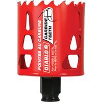 Scie cloche pour bois et m&eacute;tal, 2-3/8", Profondeur de la coupe 2-3/8", Carbure Helyx Safety & Industrial Supplies