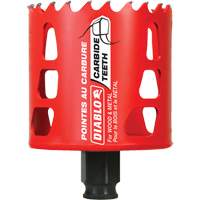 Scie cloche pour bois et m&eacute;tal, 2-11/16", Profondeur de la coupe 2-3/8", Carbure Helyx Safety & Industrial Supplies
