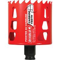 Scie cloche pour bois et m&eacute;tal, 2-3/4", Profondeur de la coupe 2-3/8", Carbure Helyx Safety & Industrial Supplies