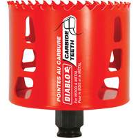 Scie cloche pour bois et m&eacute;tal, 3-1/4", Profondeur de la coupe 2-3/8", Carbure Helyx Safety & Industrial Supplies