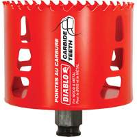 Scie cloche pour bois et m&eacute;tal, 3-1/2", Profondeur de la coupe 2-3/8", Carbure Helyx Safety & Industrial Supplies