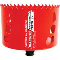 Scie cloche pour bois et m&eacute;tal, 4", Profondeur de la coupe 2-3/8", Carbure Helyx Safety & Industrial Supplies