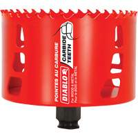 Scie cloche pour bois et m&eacute;tal, 4-1/8", Profondeur de la coupe 2-3/8", Carbure Helyx Safety & Industrial Supplies