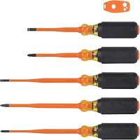 Slim-Tip Insulated Screwdriver Set, 1000 V, 6 Pcs Helyx Safety & Industrial Supplies