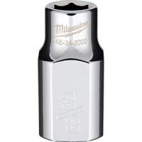 SAE Socket with Four Flat Sides, 3/8", 1/2" Drive, 6 Points Helyx Safety & Industrial Supplies