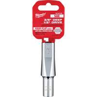 SAE Socket with Four Flat Sides, 3/8", 1/2" Drive, 6 Points, Deep Helyx Safety & Industrial Supplies