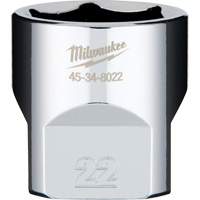 Metric Socket with Four Flat Sides, 22 mm, 3/8" Drive, 6 Points Helyx Safety & Industrial Supplies