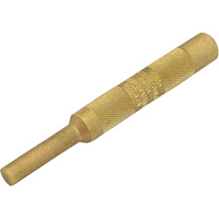 Brass Pin Punch, 5/16" Dia. x 4" L Helyx Safety & Industrial Supplies