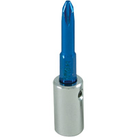 Douille tournevis &agrave; embout bleu, Phillips, #2, Prise 1/4" Helyx Safety & Industrial Supplies