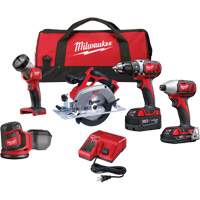 Trousse 5 pi&egrave;ces doutil combin&eacute; M18, Lithium-ion, 18 V Helyx Safety & Industrial Supplies