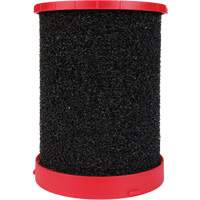 Filtre grand format pour aspirateur sec/humide, Mousse, Pour 12 gal. US/9 gal. US/6 gal. US Helyx Safety & Industrial Supplies