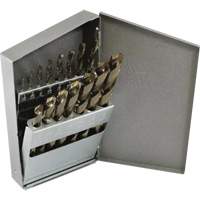 Triumph&reg; Jobber Length Drill Bit Set, 13 Pieces, High Speed Steel Helyx Safety & Industrial Supplies