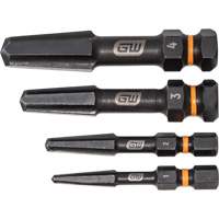 Bolt Biter Screw Extractor Set, High Speed Steel, 4 Pieces Helyx Safety & Industrial Supplies