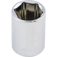 Douille chrom&eacute;e ordinaire, 1/2", Prise 3/8", 6 pans Helyx Safety & Industrial Supplies