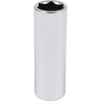Douille chrom&eacute;e, 9/16", Prise 3/8", 6 pans, Profond Helyx Safety & Industrial Supplies